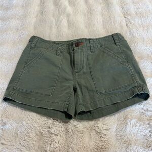 Olive Green Women's Shorts